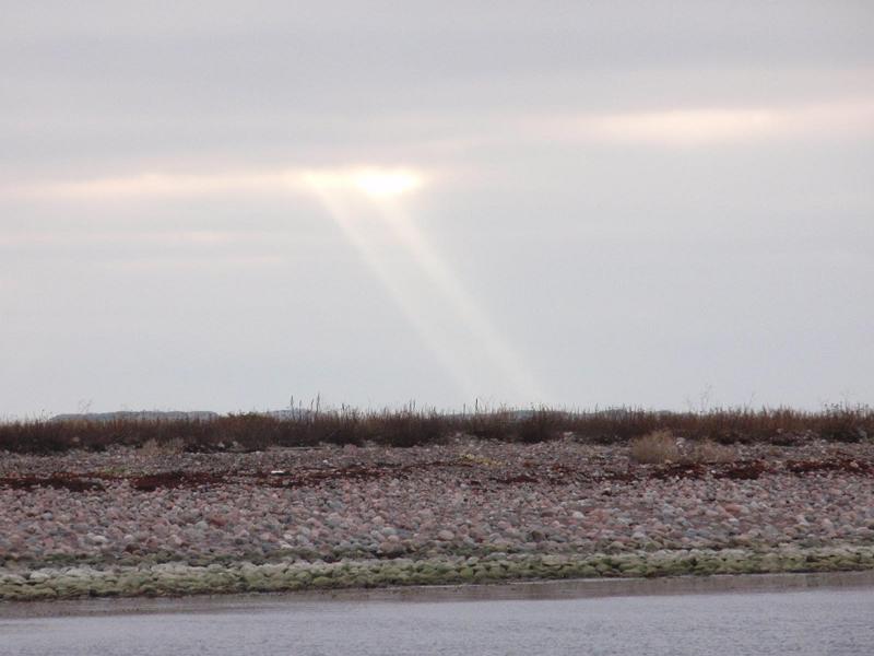 valoilmiö Heinäsaaren yllä